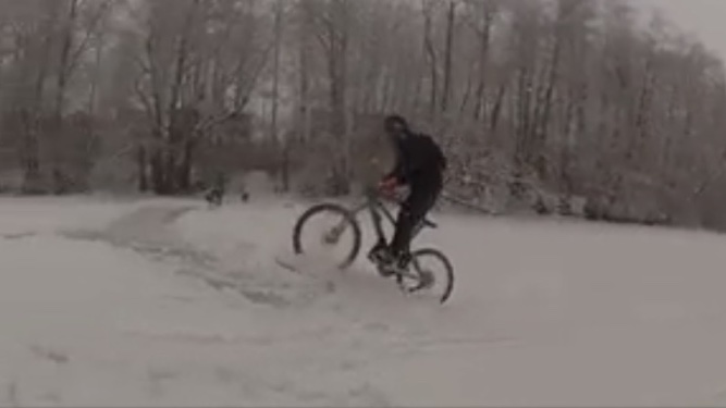 motorized ski bike