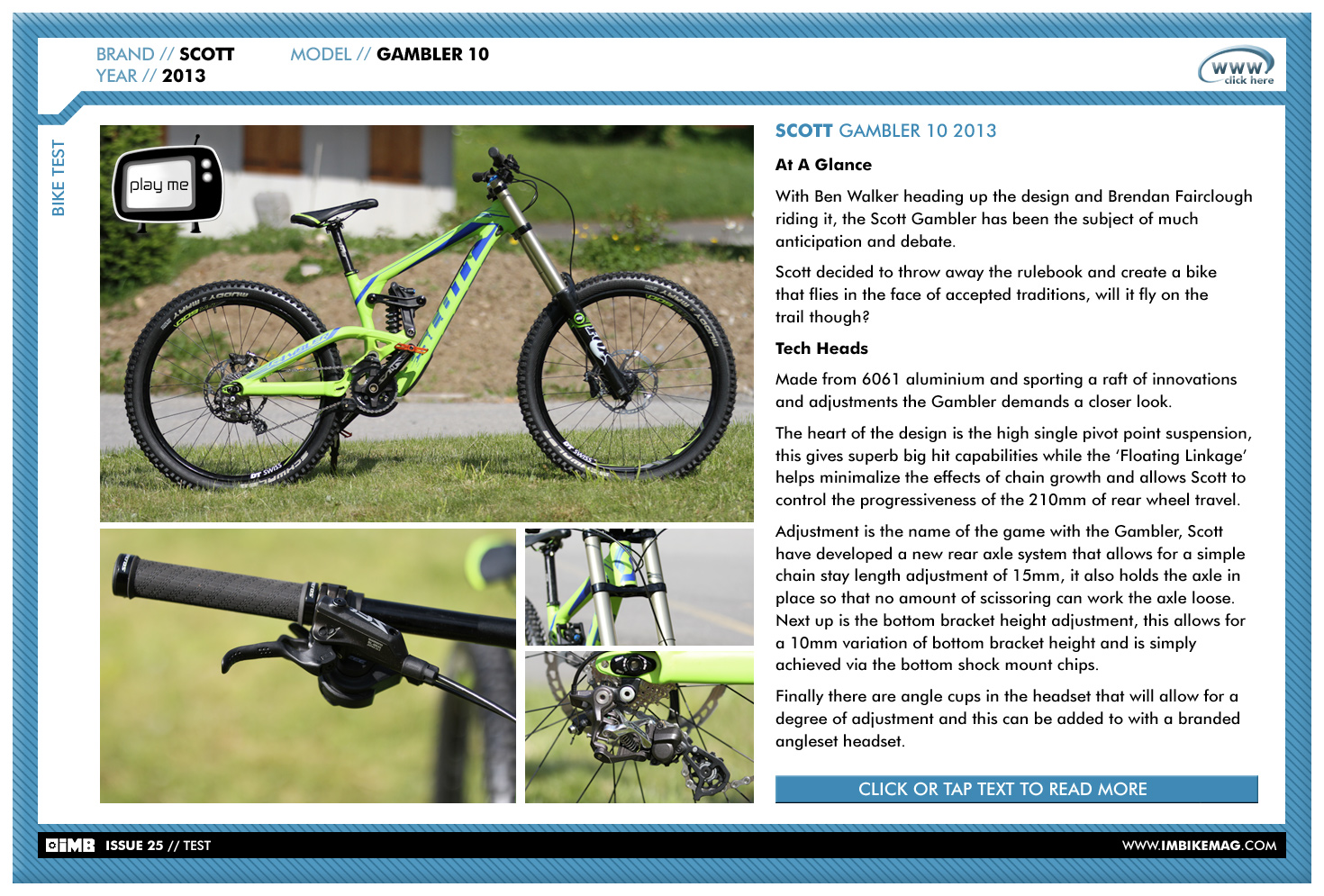 scott bicycles website