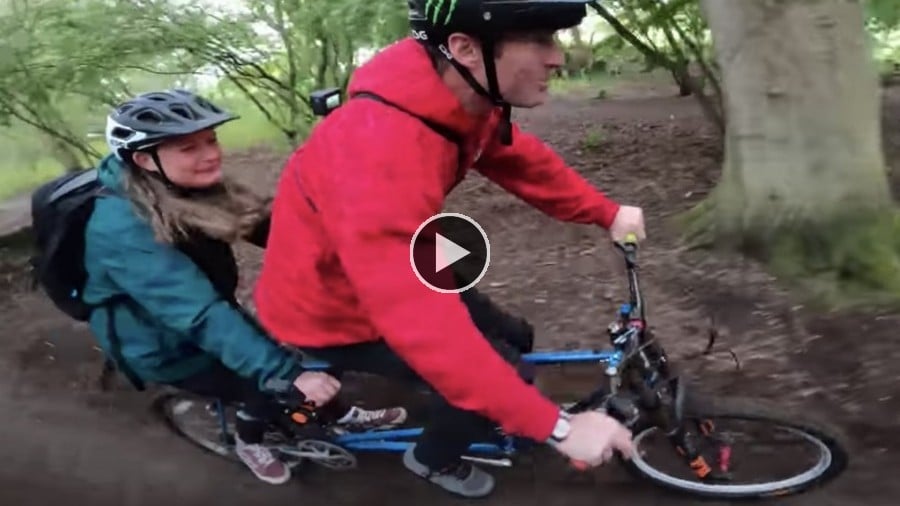 tandem downhill mountain bike